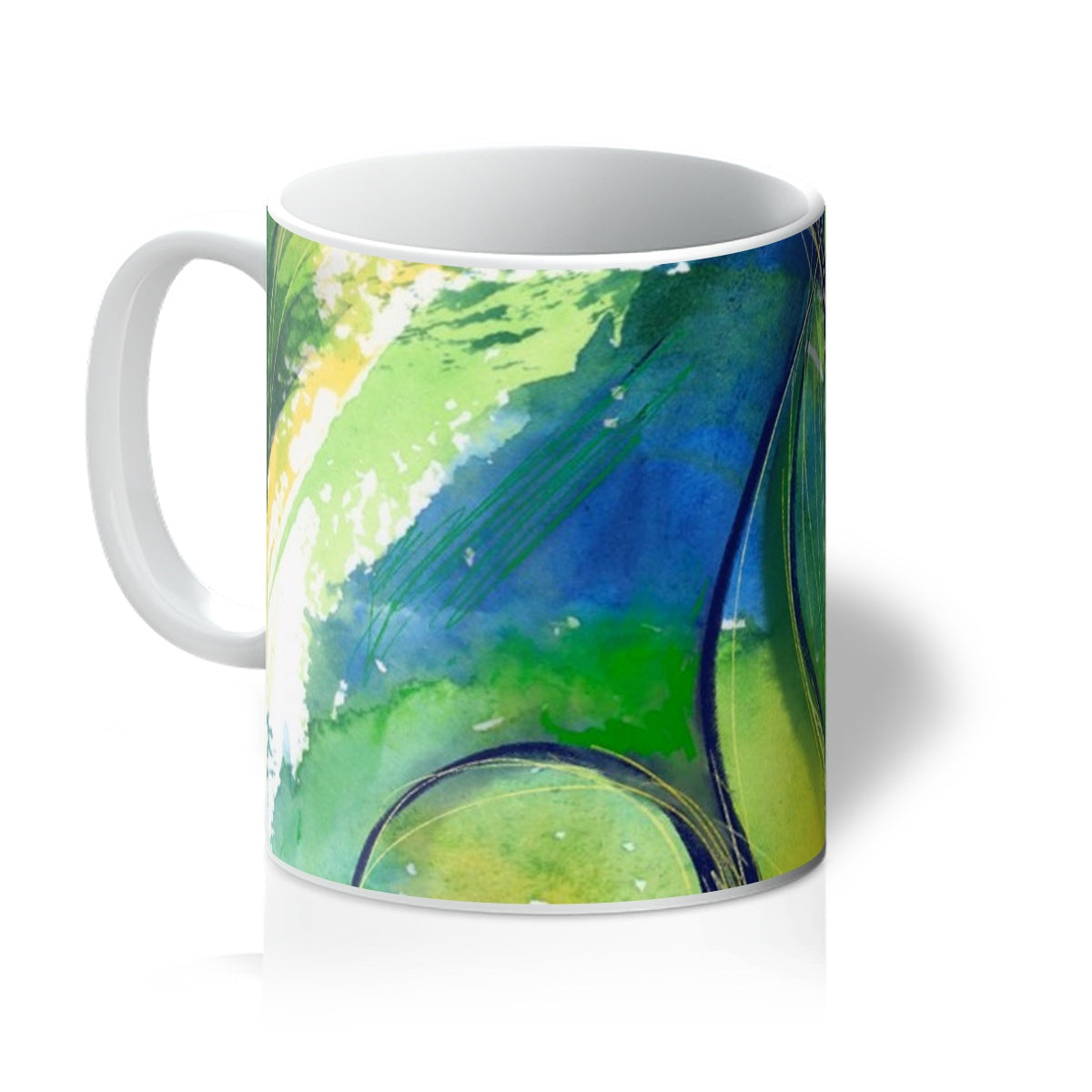 Green Swirls  Mug